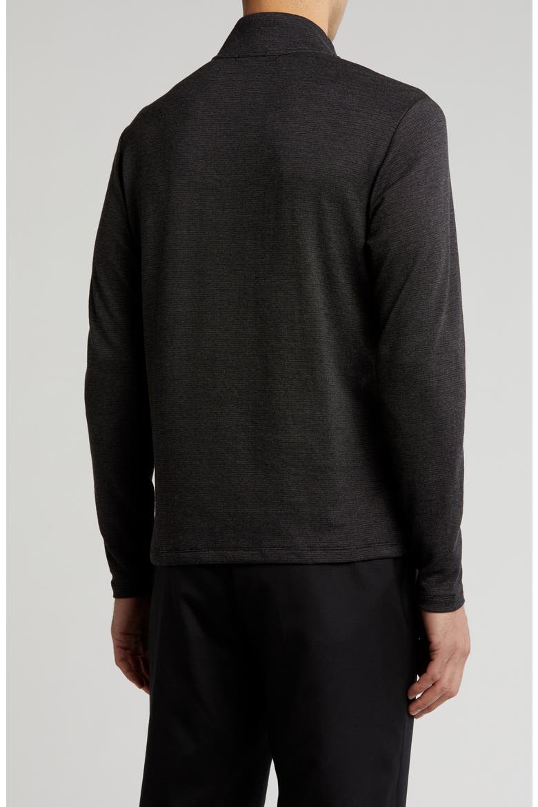 Hobart Half Zip Pullover, Alternate, color, BLACK