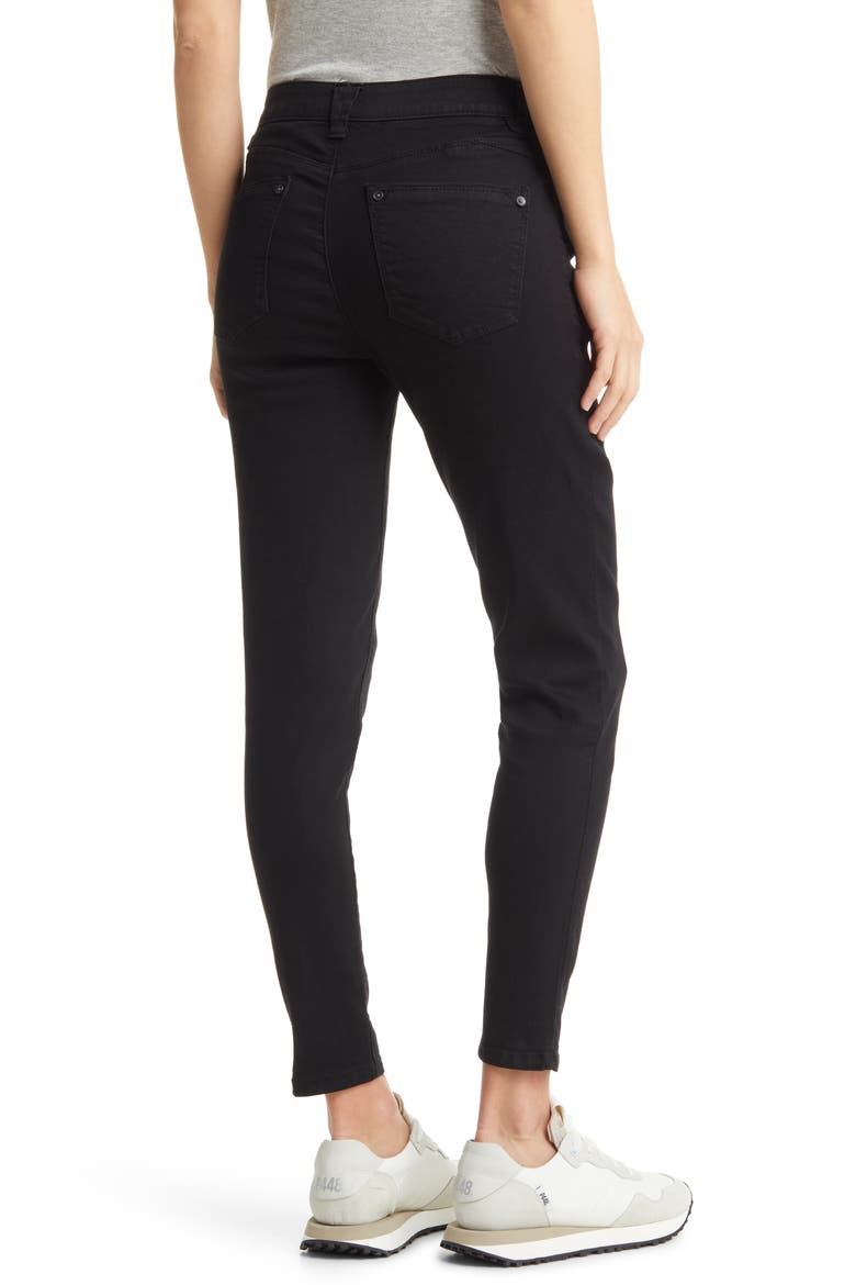 'Ab'Solution Ankle Skinny Jeans, Alternate, color, BK