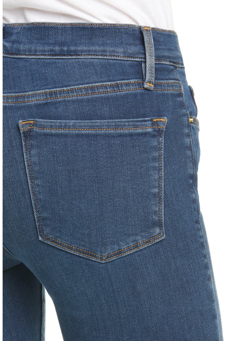 Le Skinny de Jeanne Slit Rivet Raw Hem Ankle Jeans, Alternate, color, FAYETTE