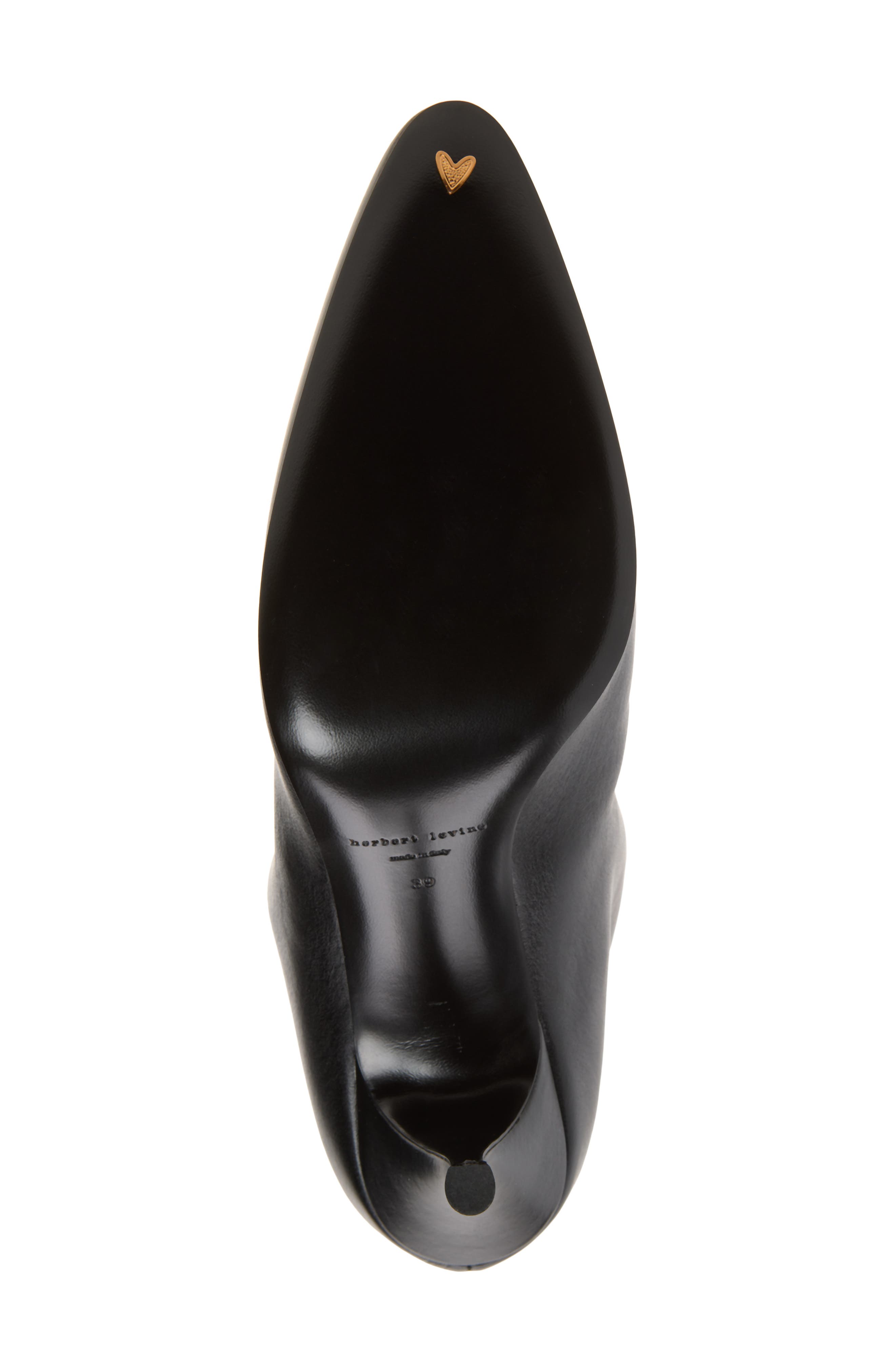 Silhouette Leather Tall Boot, Alternate, color, CALF BLACK