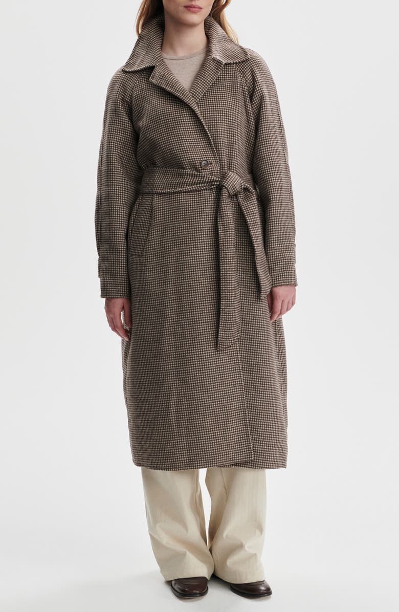 Varley Tomlinson Belted Coat, Main, color, Deep Taupe/Sandshell