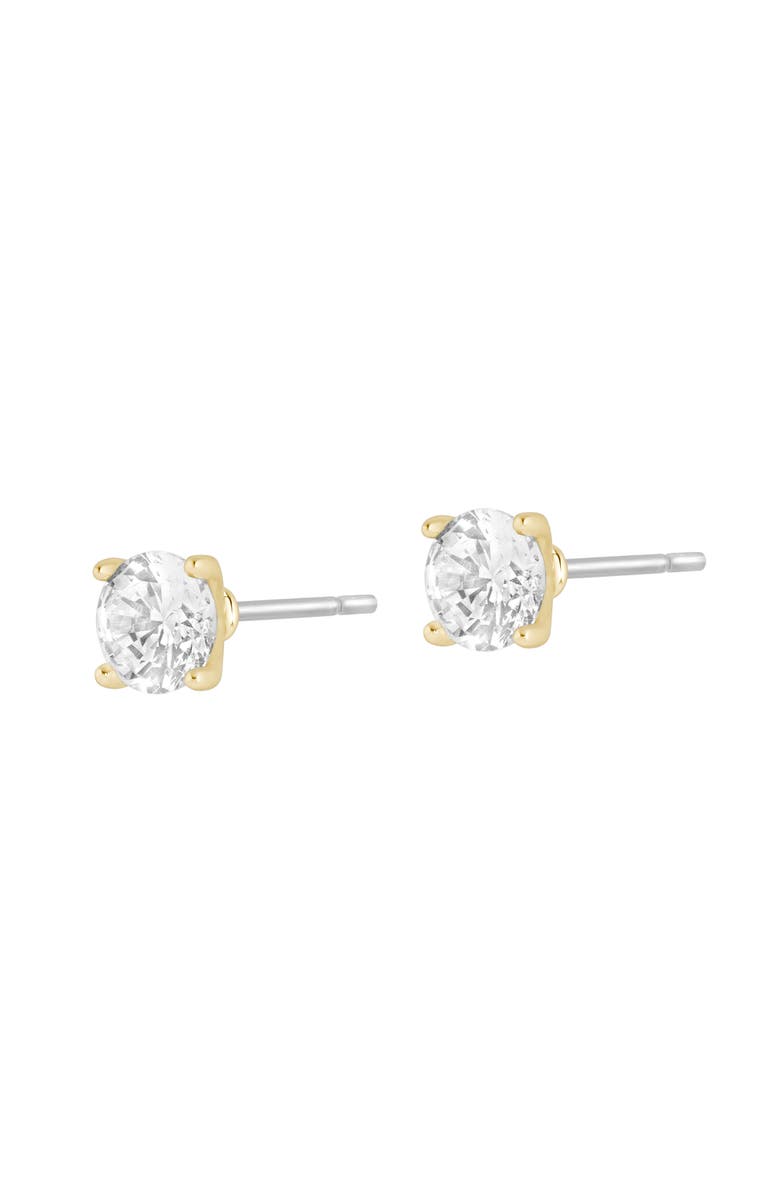 Electric Picks 5mm Stud Earrings, Main, color, Gold