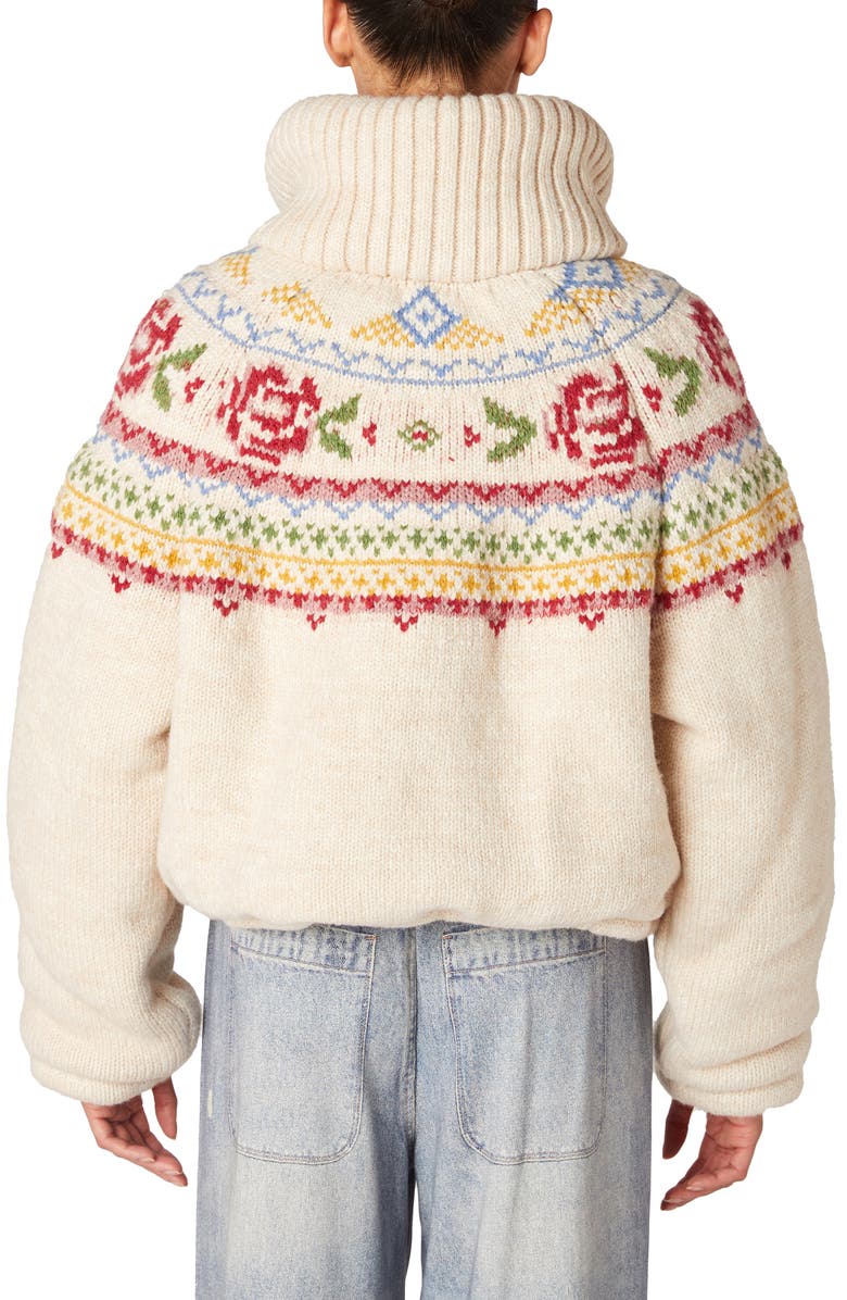 BLANKNYC Knit Puffer Jacket, Alternate, color, 