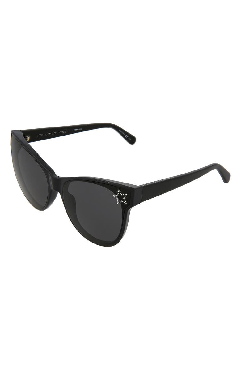 Stella McCartney 61mm Cat Eye Sunglasses, Alternate, color,