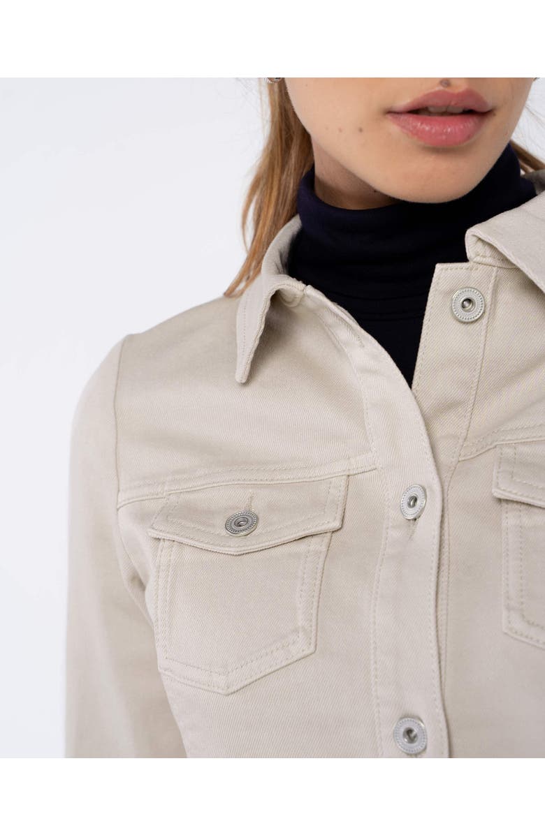 Kettlewell Darla Denim Jacket, Alternate, color, Marble Stone