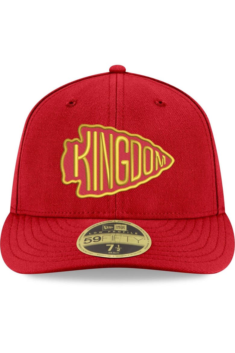 Men's New Era Red Kansas City Chiefs Omaha Low Profile 59FIFTY Fitted Team Hat, Alternate, color, Red