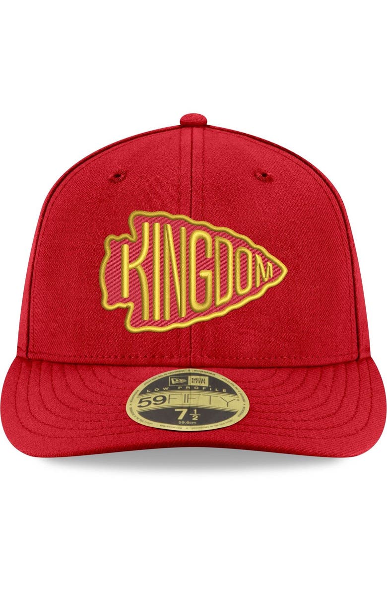 New Era Men's New Era Red Kansas City Chiefs Omaha Low Profile 59FIFTY Fitted Team Hat, Alternate, color,