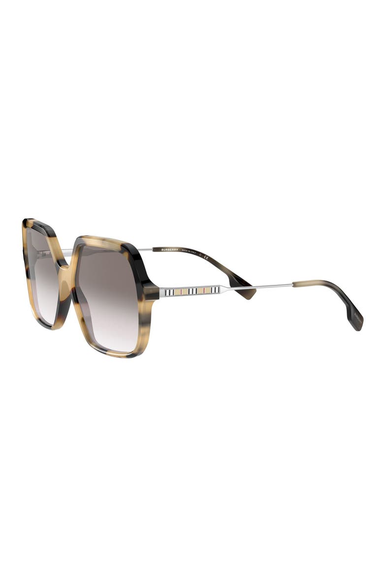 59mm Square Sunglasses, Alternate, color, BROWN/ GREEN GRADIENT