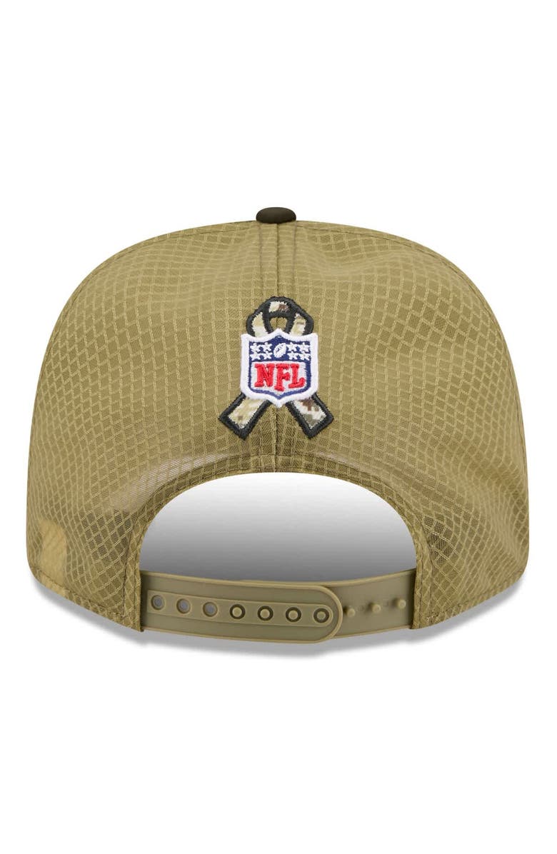 New Era Men's New Era  Green Miami Dolphins 2025 Salute to Service 9SEVENTY Adjustable Hat, Alternate, color, Green