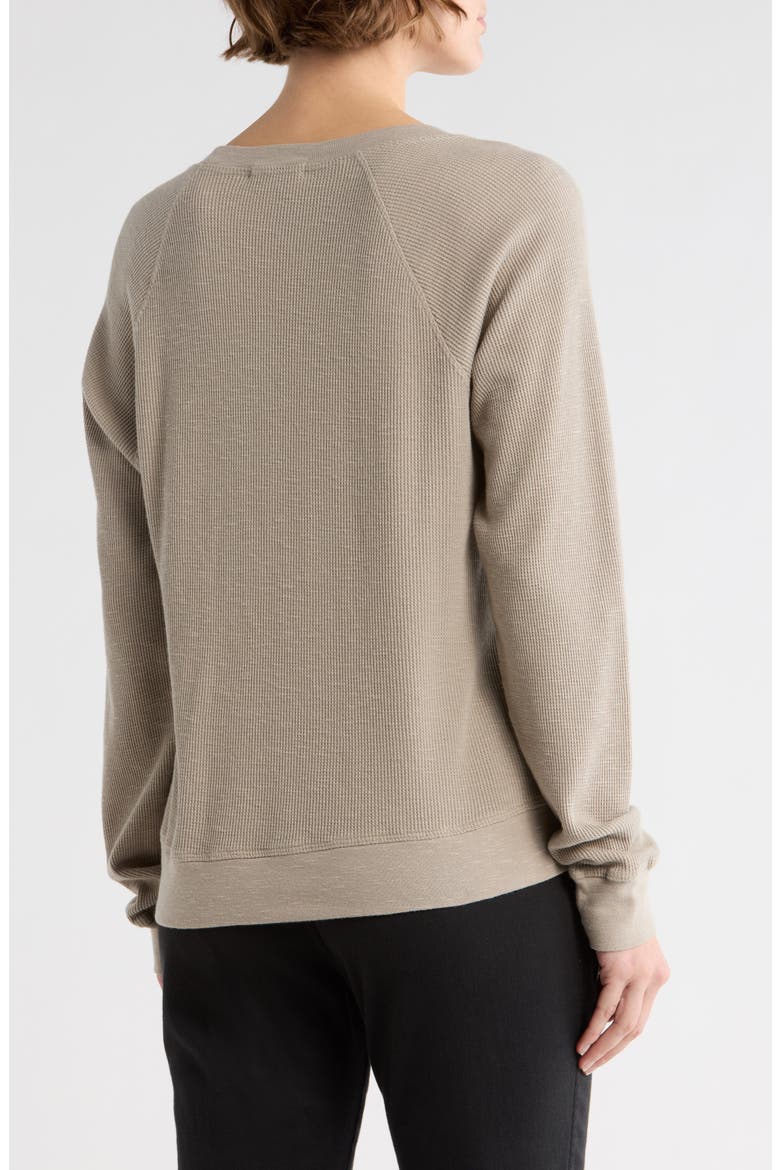Relaxed Raglan Sleeve Cotton Pullover, Alternate, color, LIGHT TAN