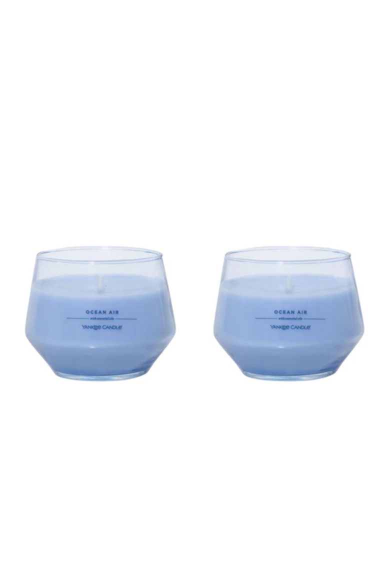 Ocean Air Studio Candle with Essential Oils, Set of 2, Main, color, Light Blue