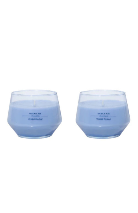 Ocean Air Studio Candle with Essential Oils, Set of 2
