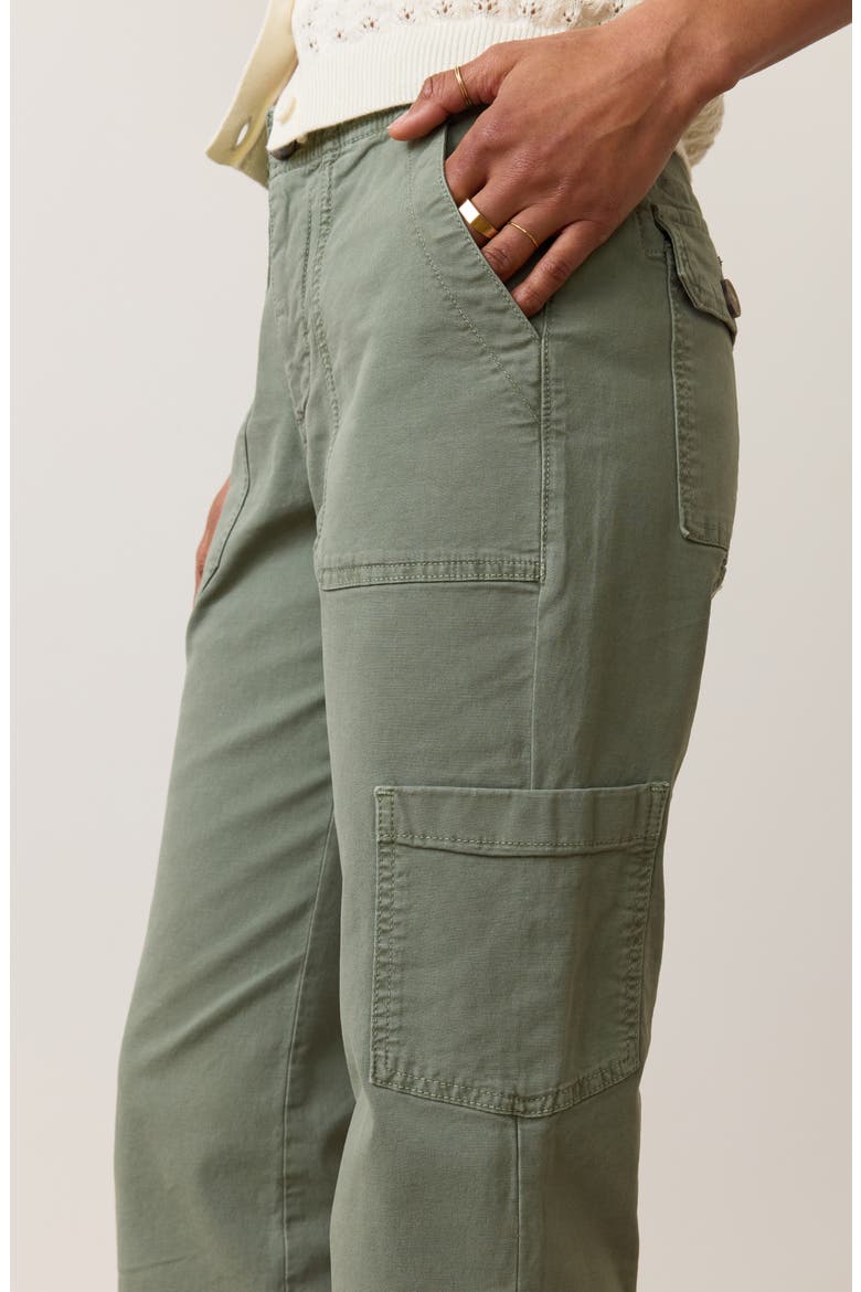 Aria Straight Leg Cargo Pants, Alternate, color, VINTAGE OLIVE