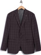 John Varvatos Check Wool Blend Sport Coat