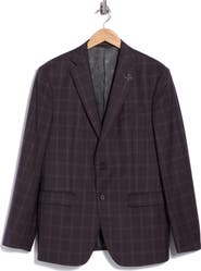 John Varvatos Check Wool Blend Sport Coat