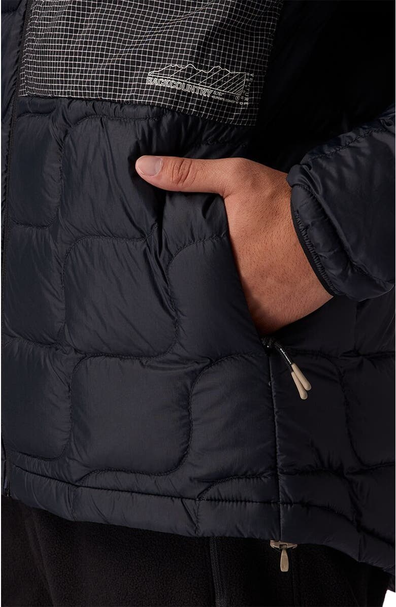 Backcountry Waas Allied Down Hooded Jacket - Men's, Alternate, color, Black