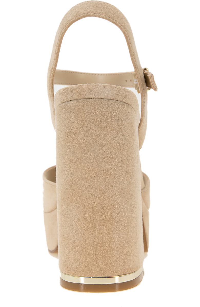 Kenneth Cole New York Dolly Platform Sandal, Alternate, color, Buff Suede