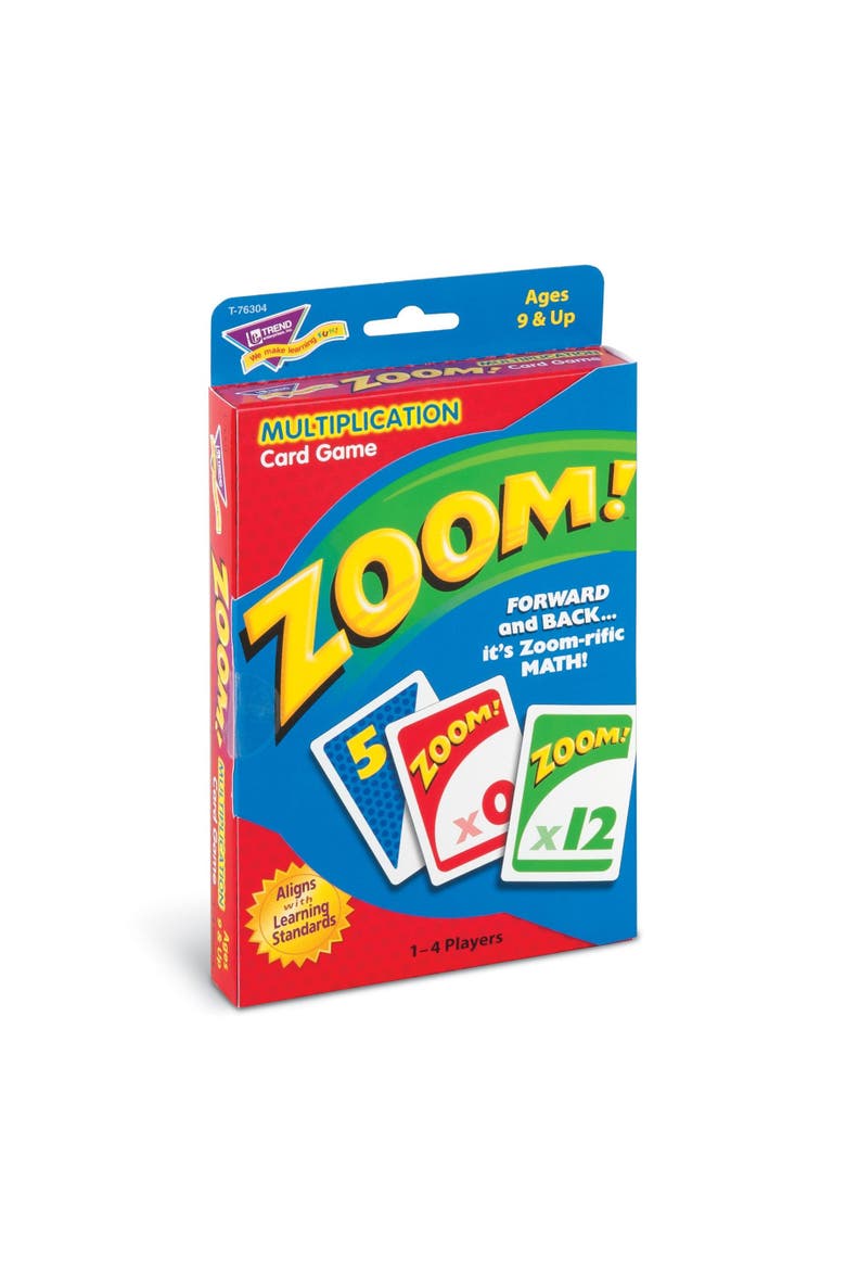 Zoom! Learning Flash Card Game, Alternate, color, Multicolored