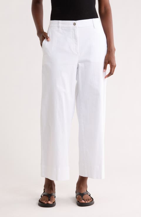 Ankle Wide Leg Pants