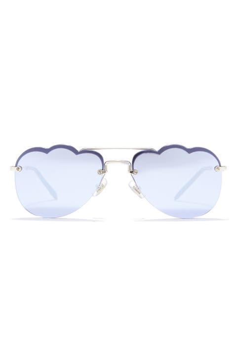 58mm Irregular Sunglasses