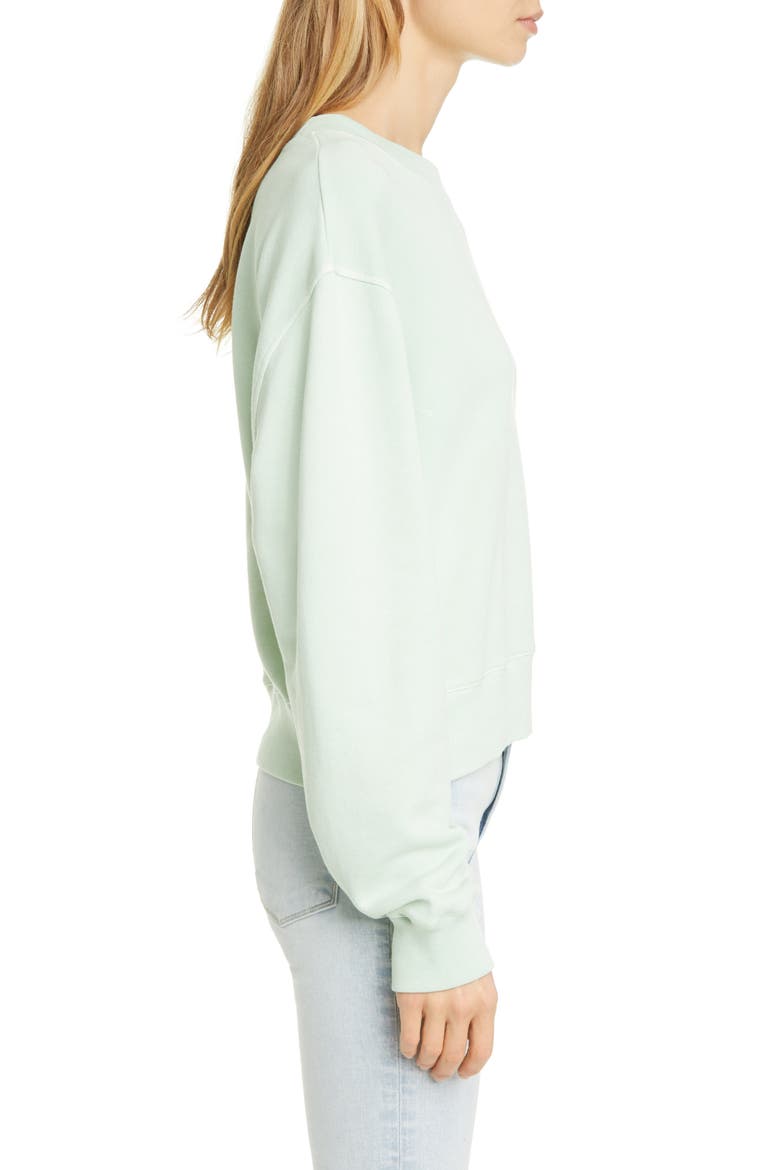 Easy Organic Cotton Sweatshirt, Alternate, color, FADED ALOE