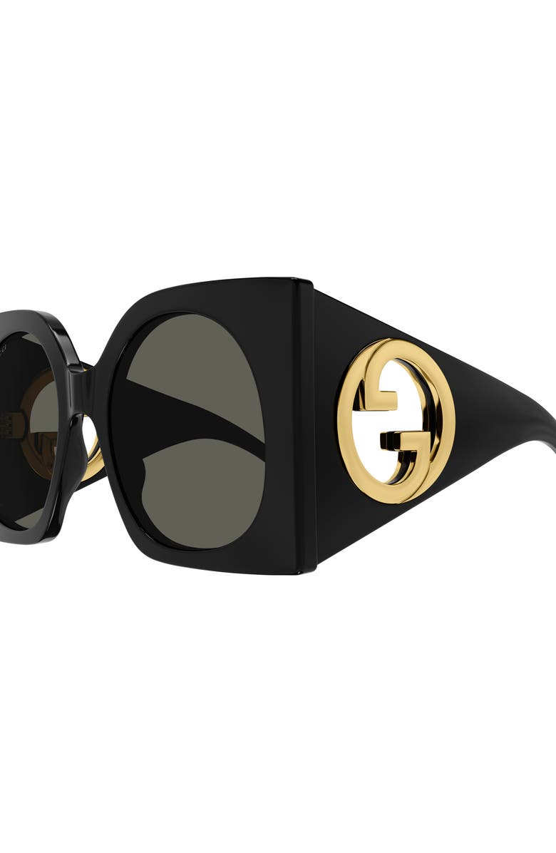 Gucci 55mm Butterfly Sunglasses, Alternate, color,