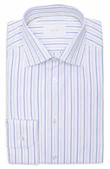 Eton Slim Fit Stripe Dress Shirt