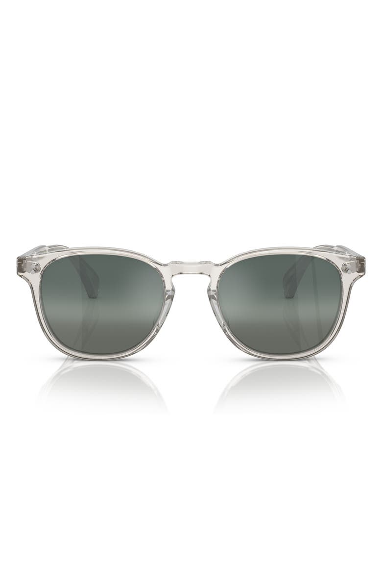 Oliver Peoples 53mm Finley Esq. Sun Phantos Sunglasses, Main, color, Black Diamond / Steal Gradient
