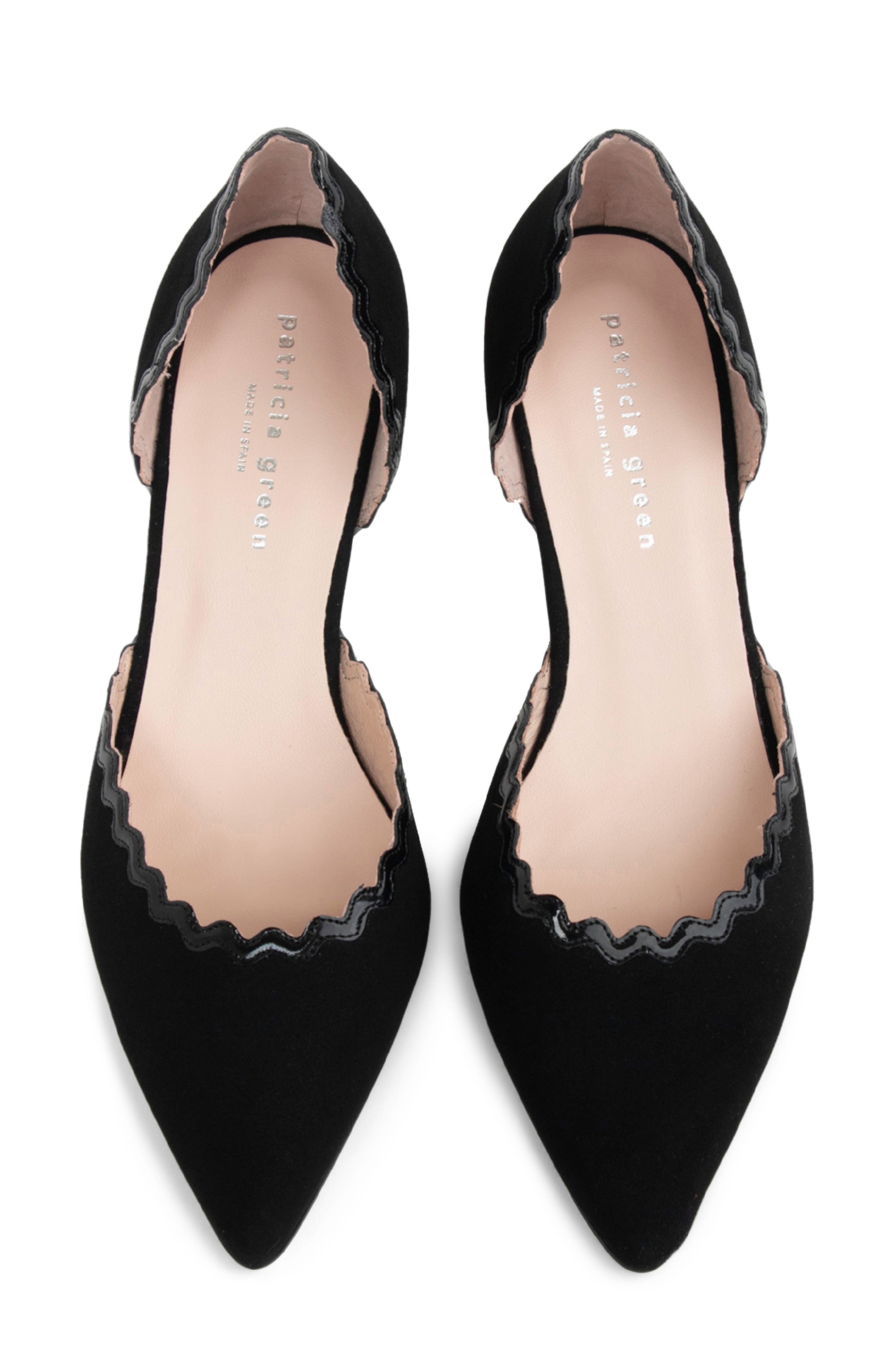 patricia green Olivia d'Orsay Kitten Heel Pump, Alternate, color, Black