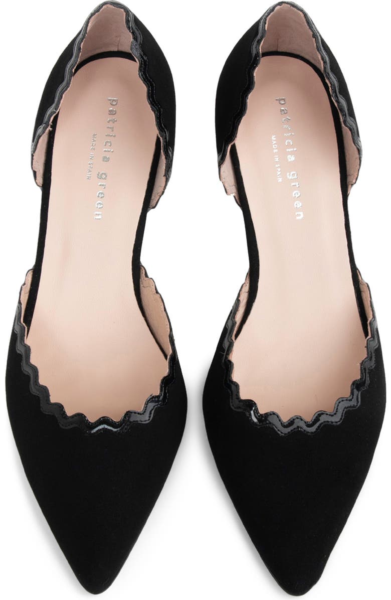 patricia green Olivia d'Orsay Kitten Heel Pump, Alternate, color, Black