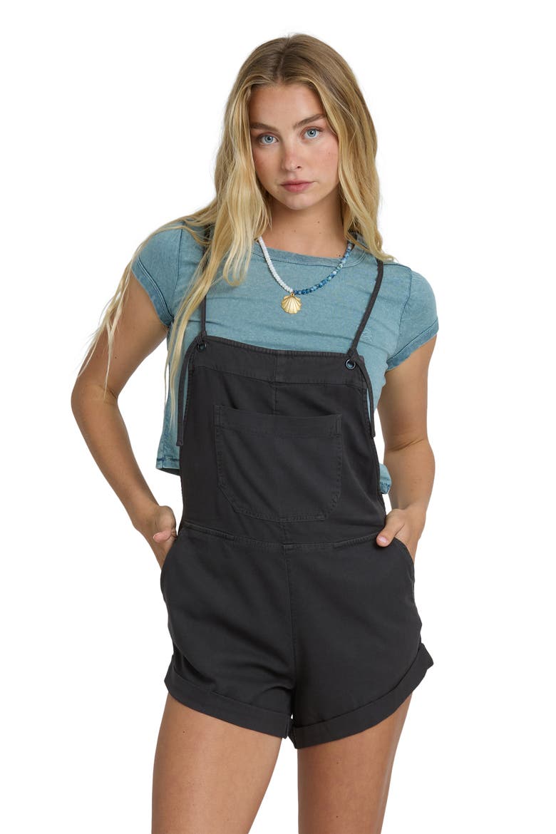 Wild Pursuit Short Overalls, Alternate, color, OFF BLACK