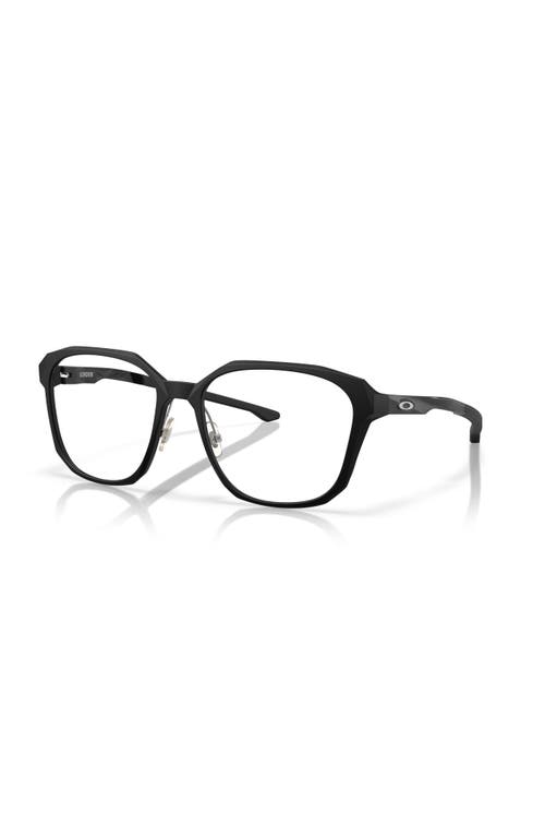 Oakley 57mm Square Optical Glasses In Black