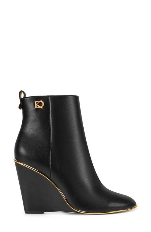 Donna Karan New York Donna Wedge Bootie In Black