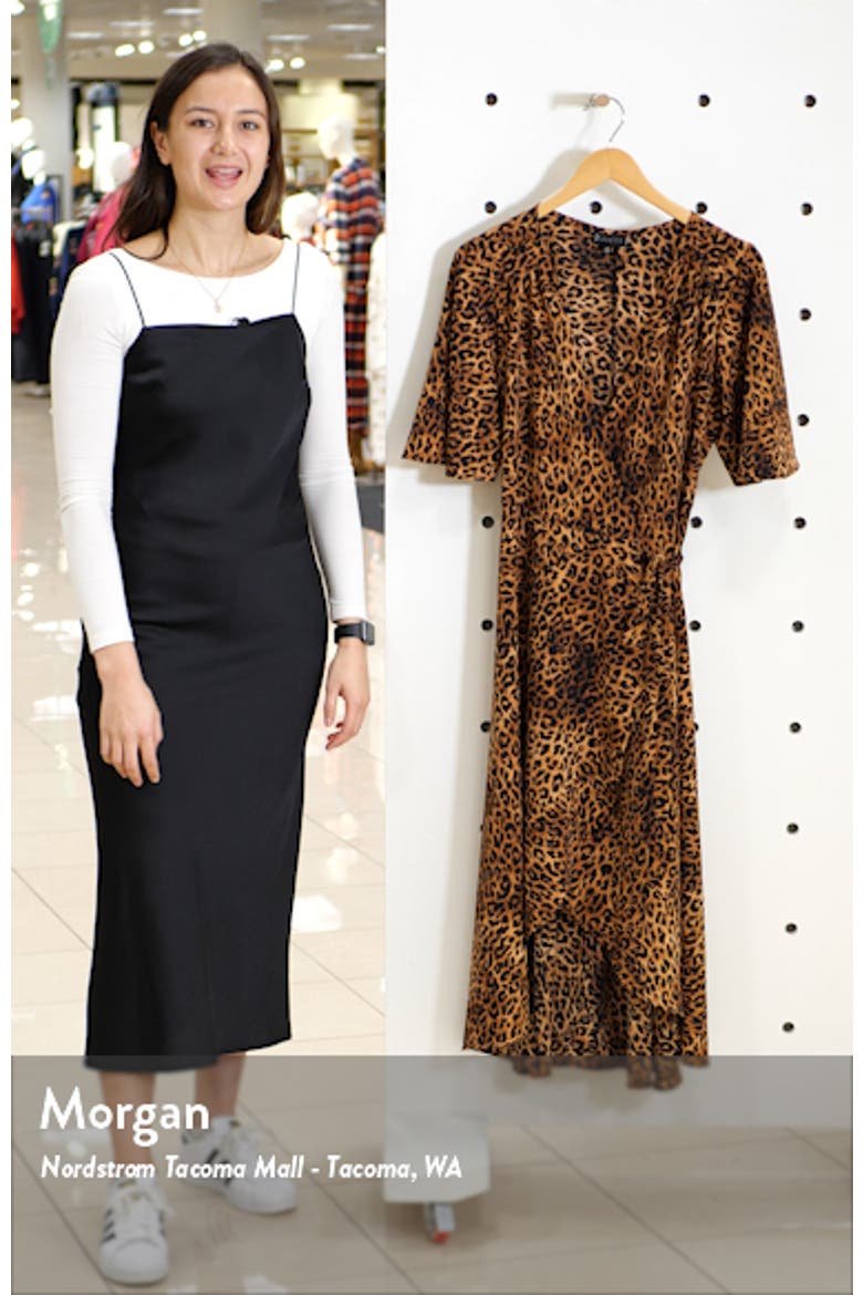 Orna Print Wrap Dress video