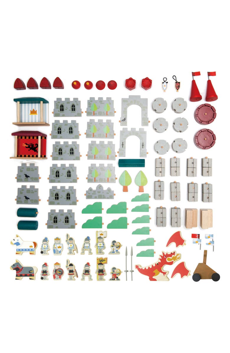 Tender Leaf Toys Wooden Royal Castle Set, Alternate, color,