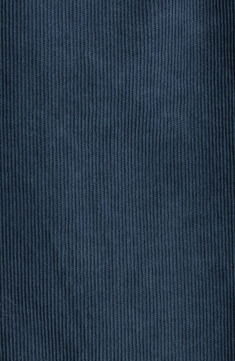 Corridor Cotton Corduroy Button-Up Shirt, Alternate, color, Navy