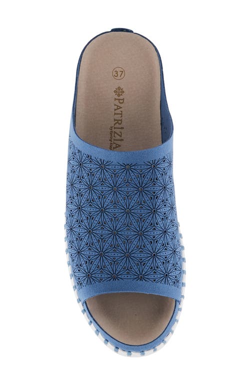 Patrizia By Spring Step Canopy Slide Sandal In Blue