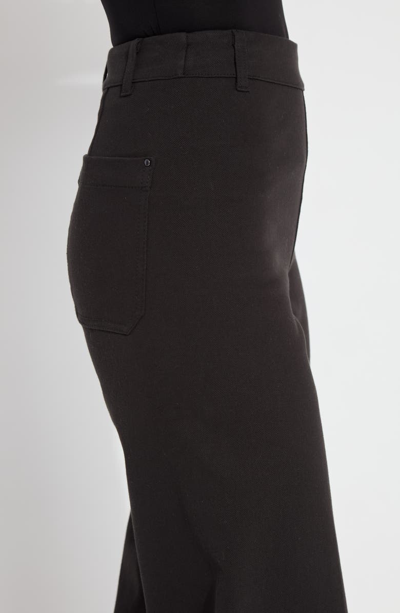 Lysse 'Lyssentials Erin High Waist Wide Leg Pants, Alternate, color, Black
