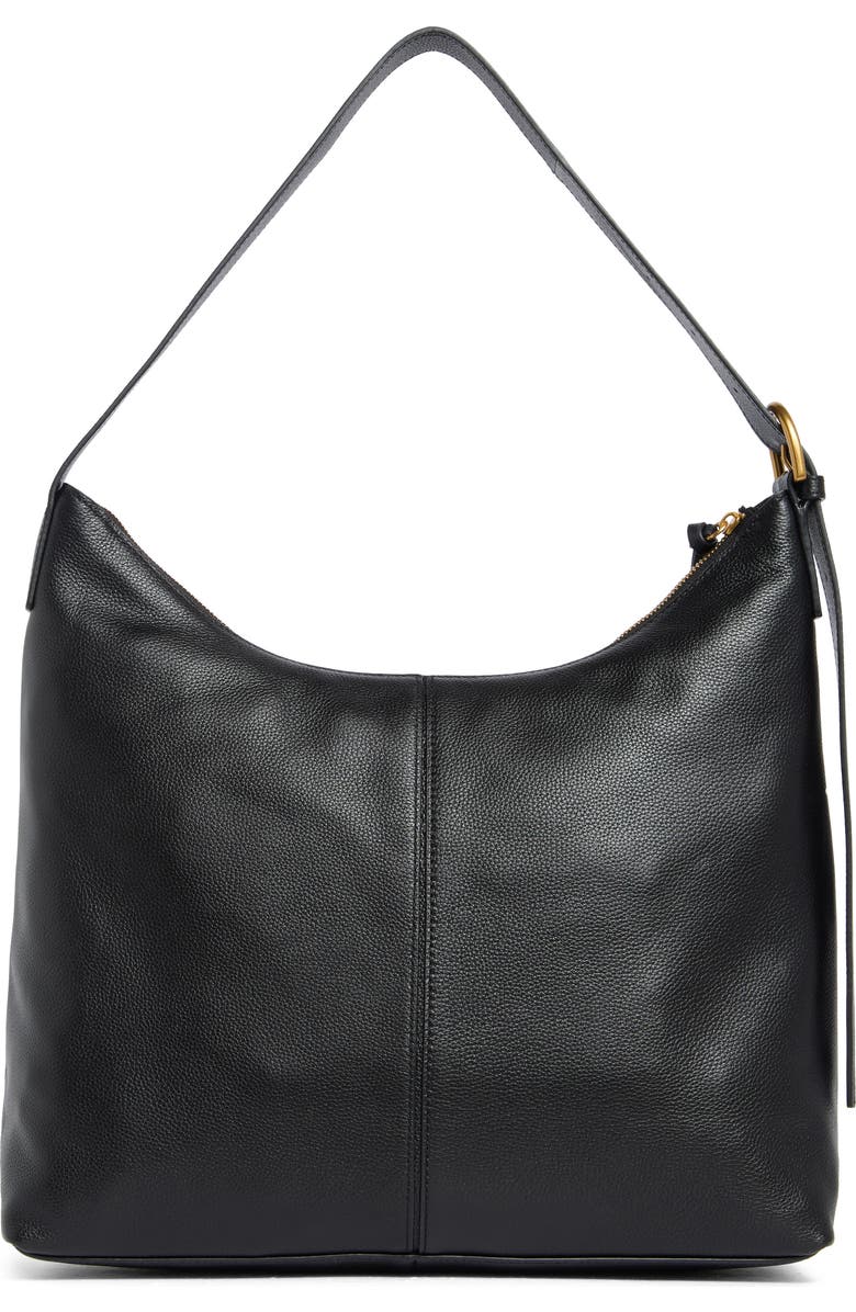 rag & bone Williamsburg Hobo Shoulder Bag, Alternate, color, Black
