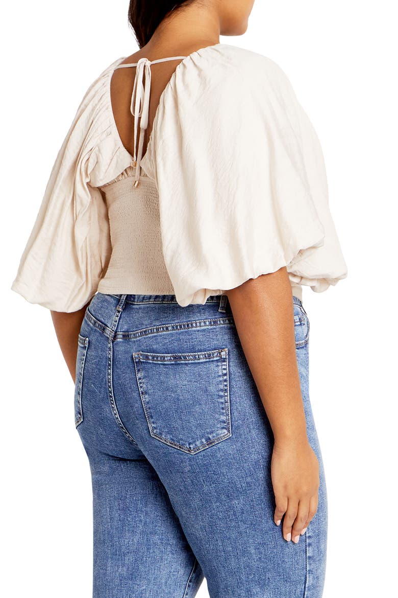 Peta Crop Top, Alternate, color, OAT