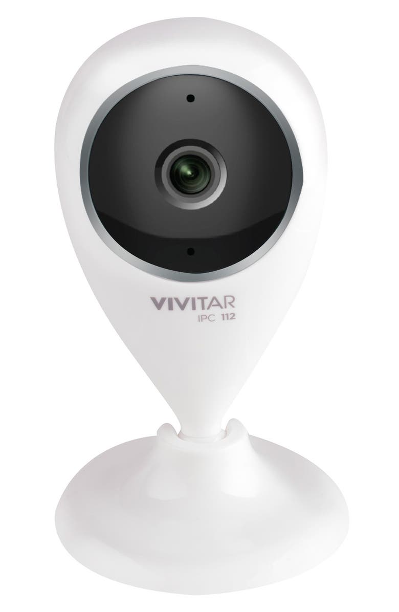 VIVITAR Wide Angle View Security Wi-Fi Camera, Main, color, White