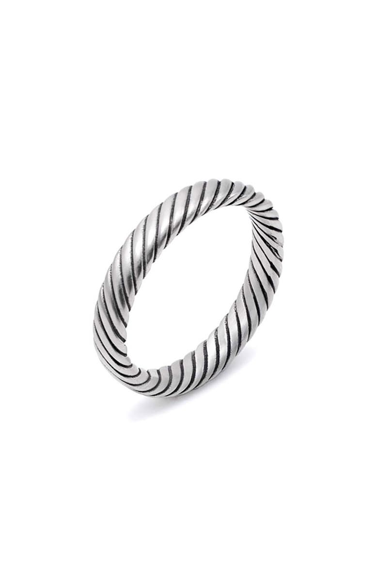 Serge DeNimes Silver Halo Ring, Main, color, Silver
