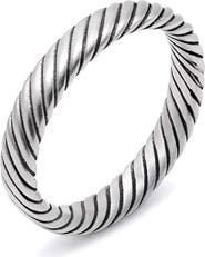 Serge DeNimes Silver Halo Ring