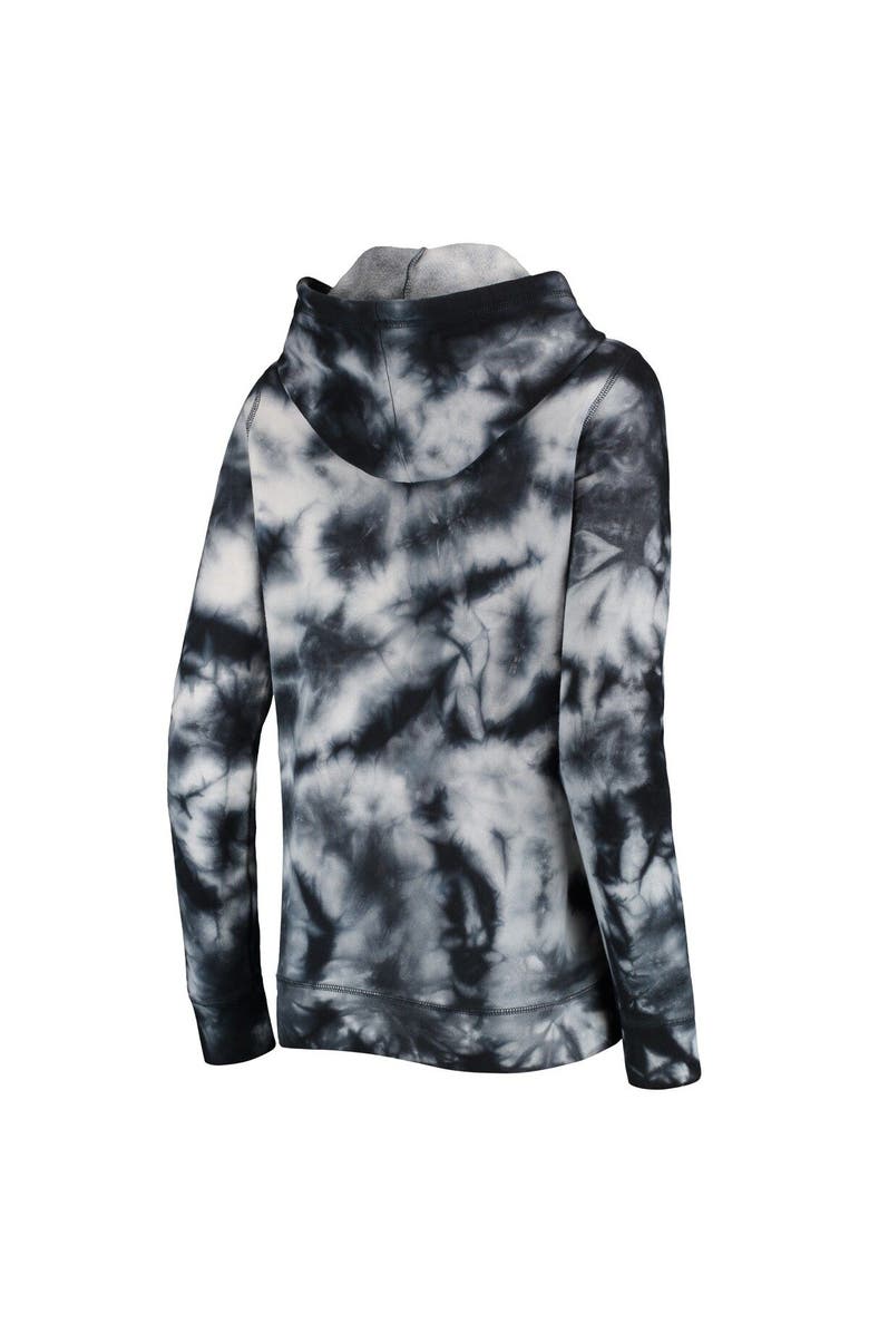New Era Women's New Era Black San Francisco Giants Tie-Dye Full-Zip Hoodie, Alternate, color, Black