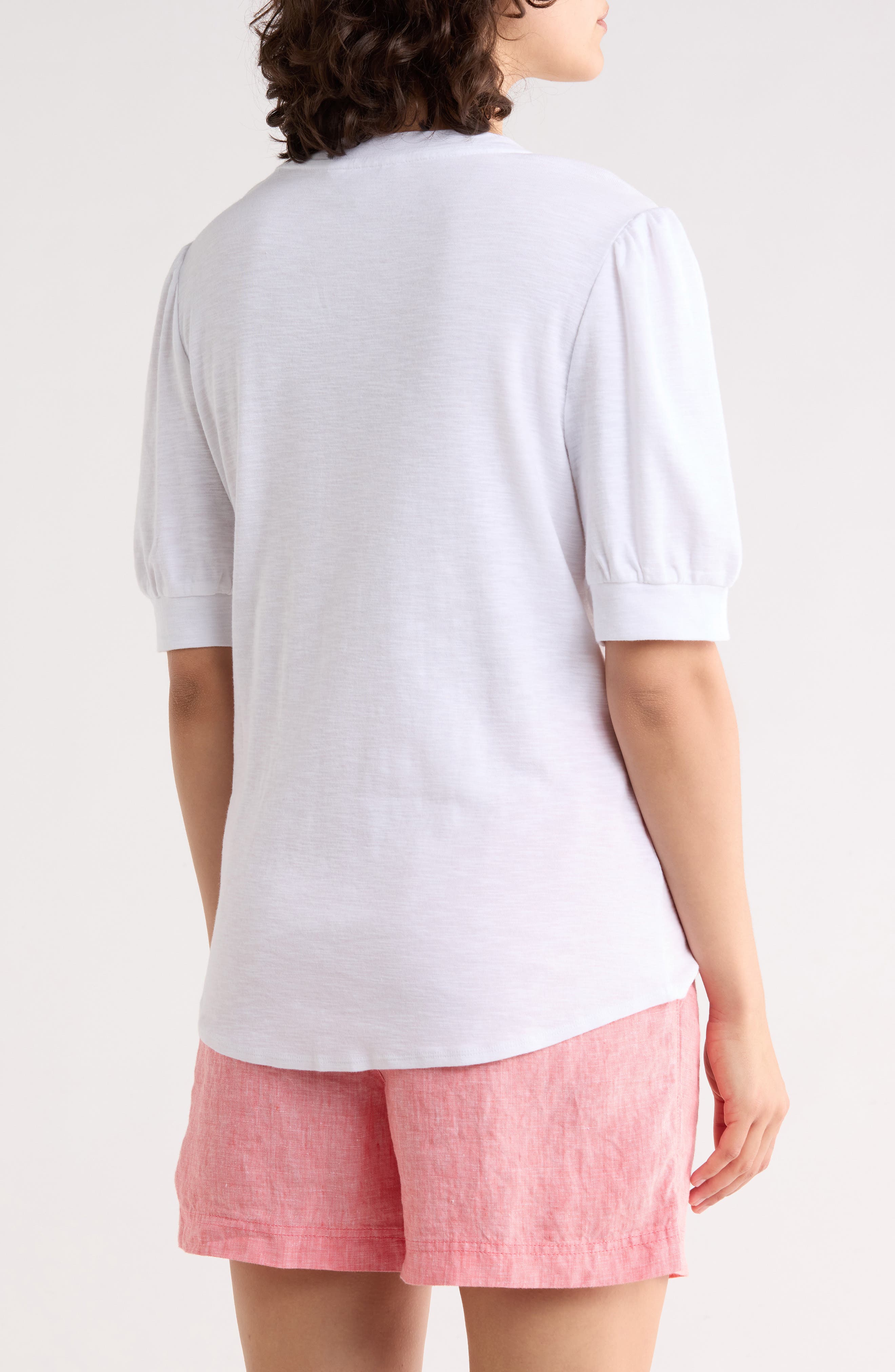 Tommy Bahama Ashby Isles Puff Sleeve Cotton Top (Women) | Nordstromrack