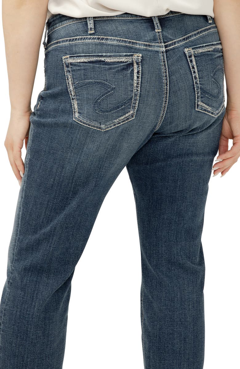 Silver Jeans Co. Mid Rise Slim Boyfriend Jeans, Alternate, color, Bobbie