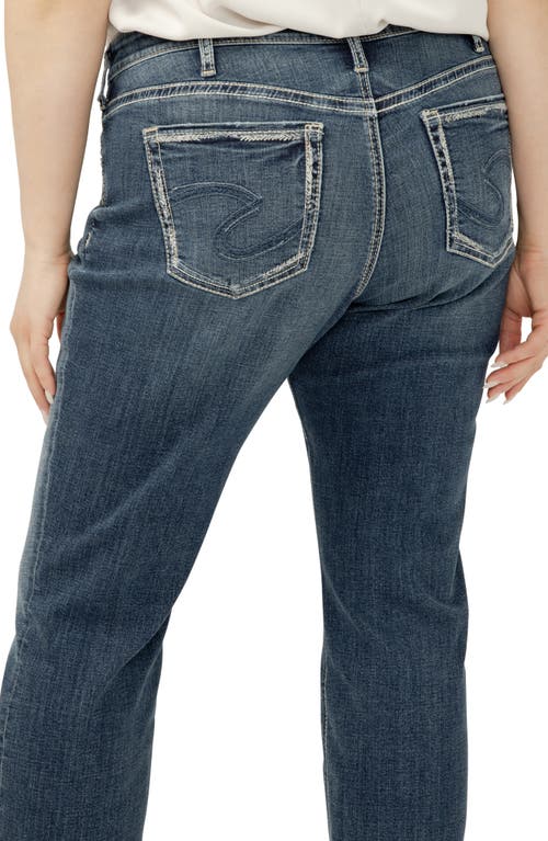 Silver Jeans Co. Mid Rise Slim Boyfriend Jeans In Blue