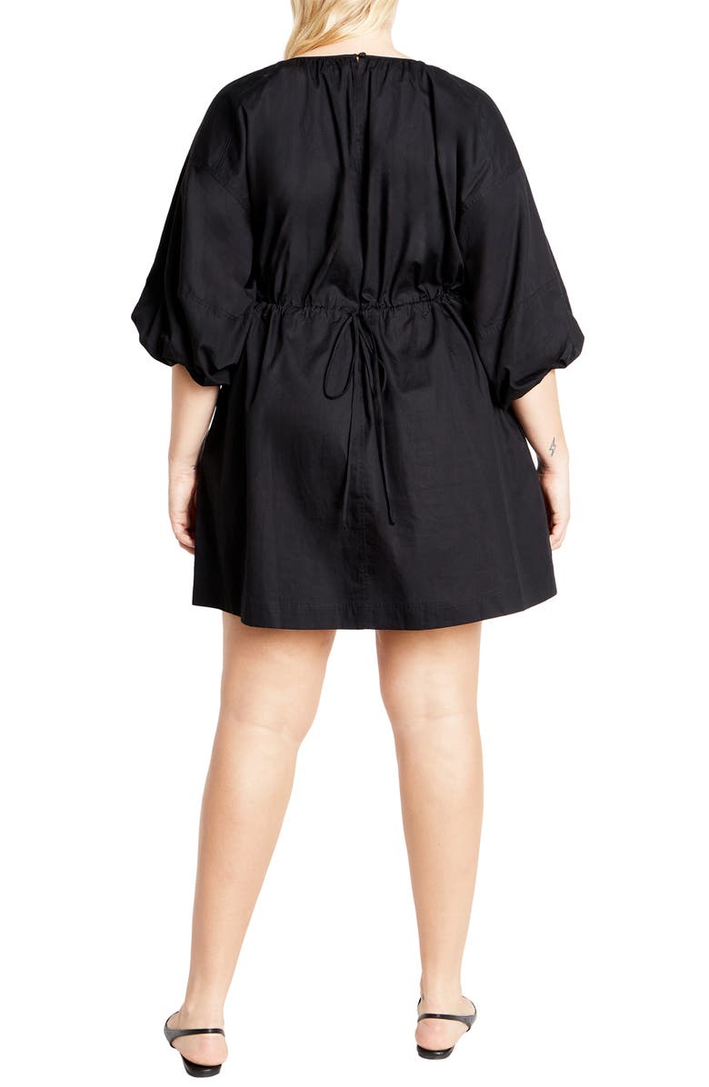 City Chic Lexi Minidress, Alternate, color, Black