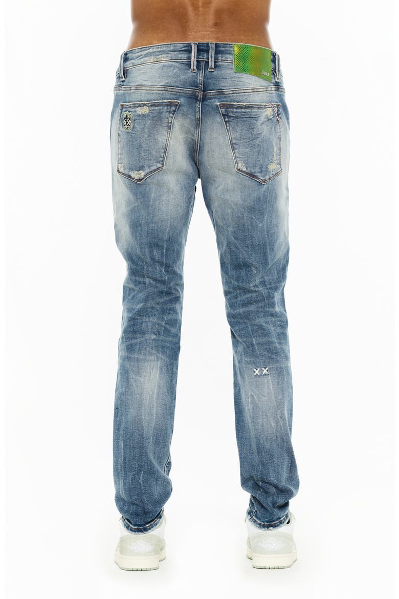 Rocker Slim Fit Straight Leg Jeans, Alternate, color, EMORY