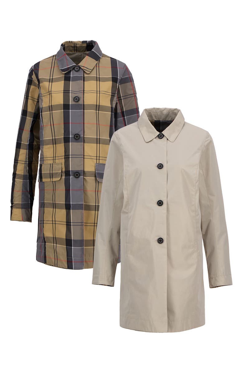 Barbour Babbity Reversible Waterproof Coat, Alternate, color,